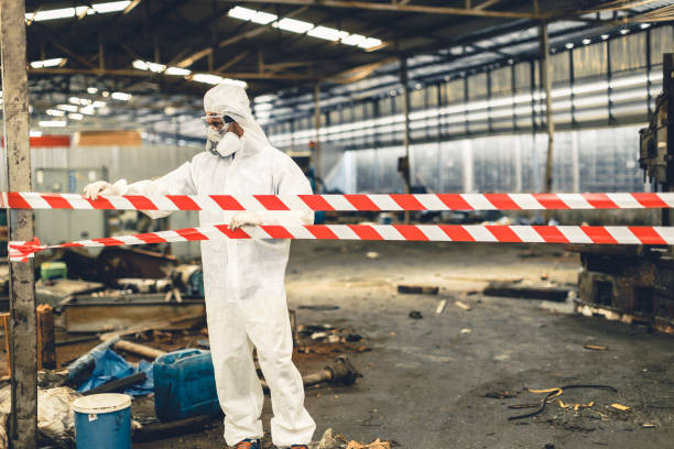 Professional Crime Scene Cleanup technician working in West Point, VA